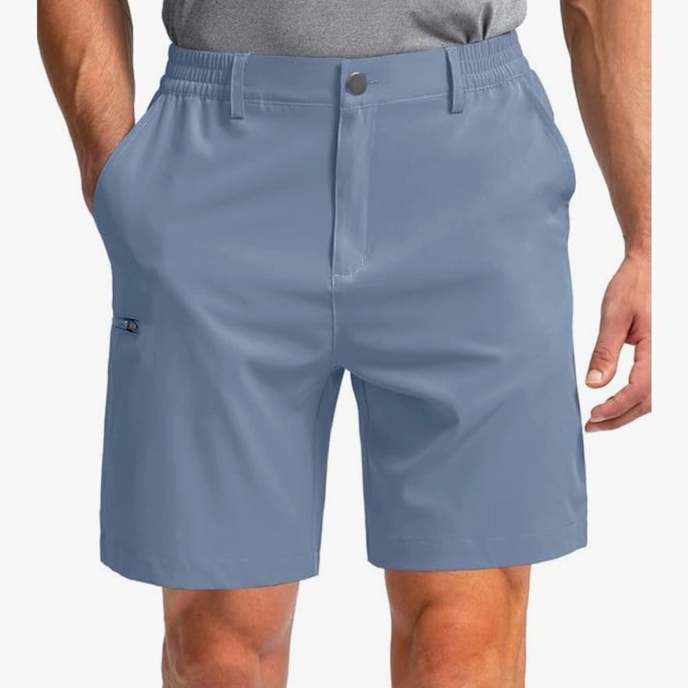 Pinkbomb Men's Golf Dress Shorts with 6 Pockets Stretch Quick Dry Hiking  Sz XXL